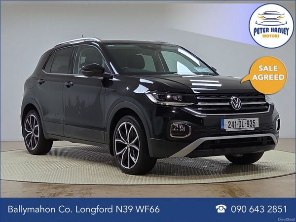 Volkswagen T-Cross Estate, Petrol, 2024, Black