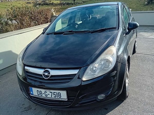 Opel Corsa Hatchback, Diesel, 2008, Black