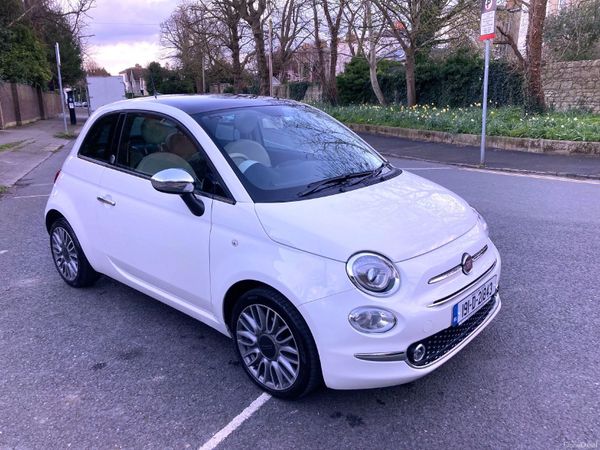 Fiat 500 Hatchback, Petrol, 2019, White