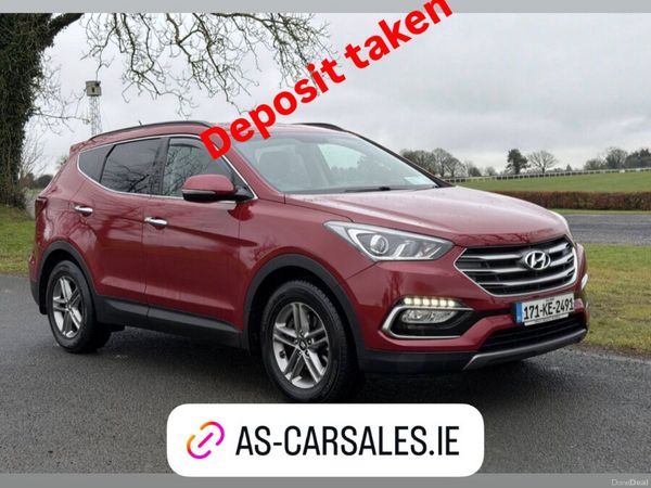 Hyundai Santa Fe SUV, Diesel, 2017, Red