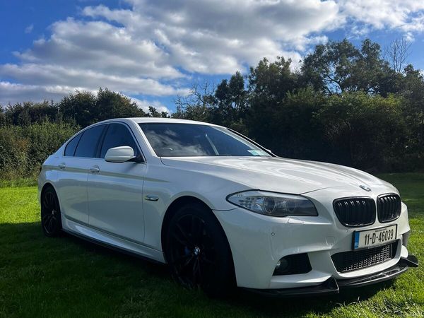 BMW 5-Series Saloon, Diesel, 2011, White