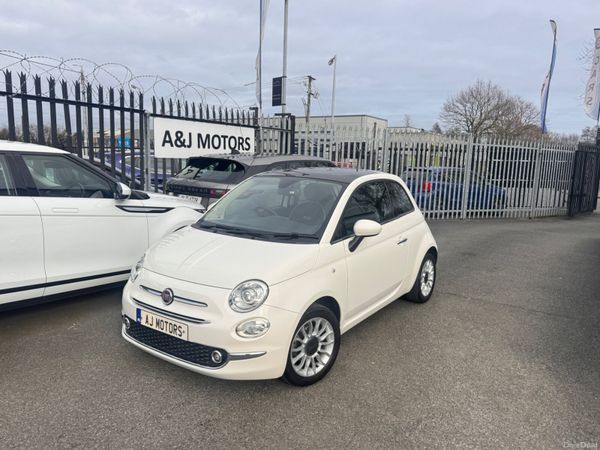 Fiat 500 Hatchback, Petrol, 2017, White
