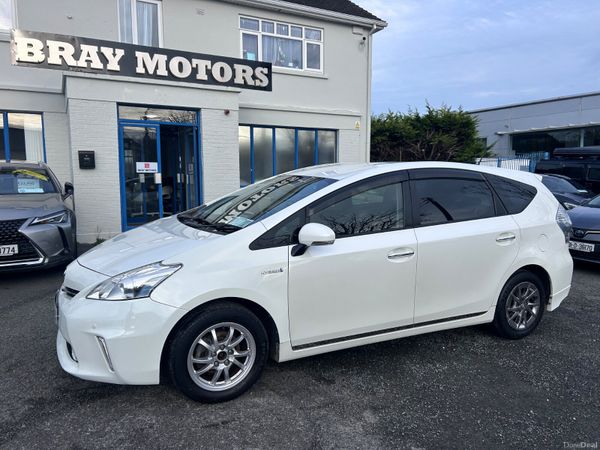 Toyota Prius MPV, Petrol Hybrid, 2014, White