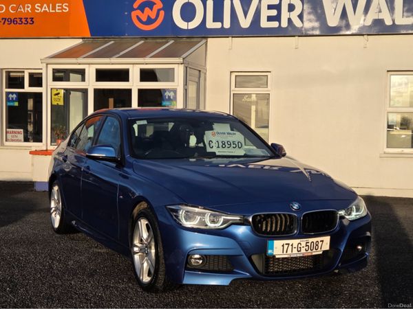 BMW 3-Series Saloon, Diesel, 2017, Blue