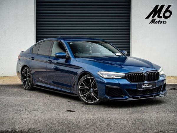 BMW 5-Series Saloon, Diesel, 2021, Blue