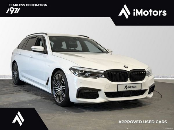 BMW 5-Series Estate, Diesel, 2019, White