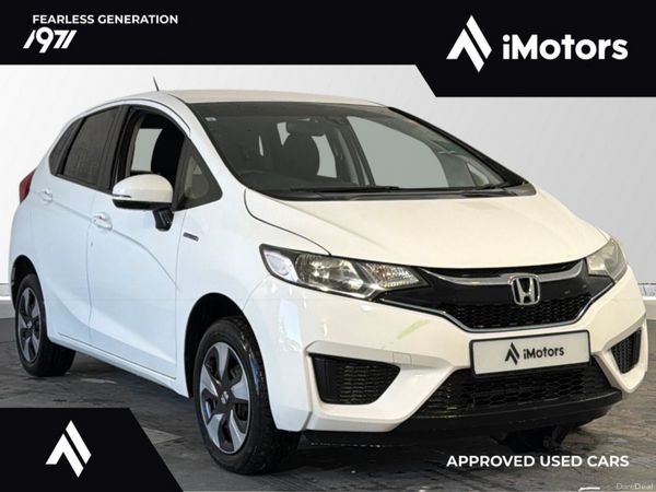 Honda Fit Hatchback, Petrol Hybrid, 2019, White