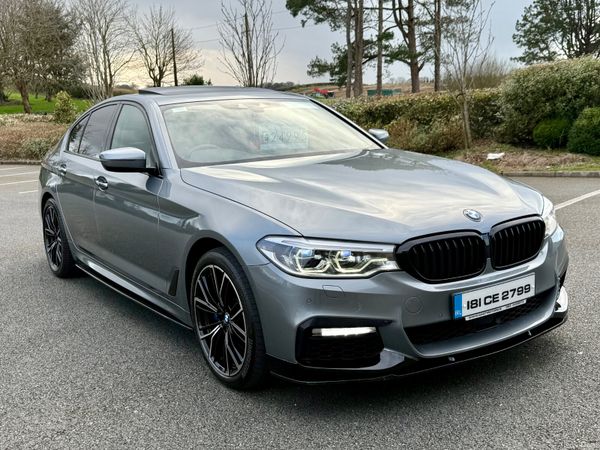 BMW 5-Series Saloon, Petrol Plug-in Hybrid, 2018, Grey