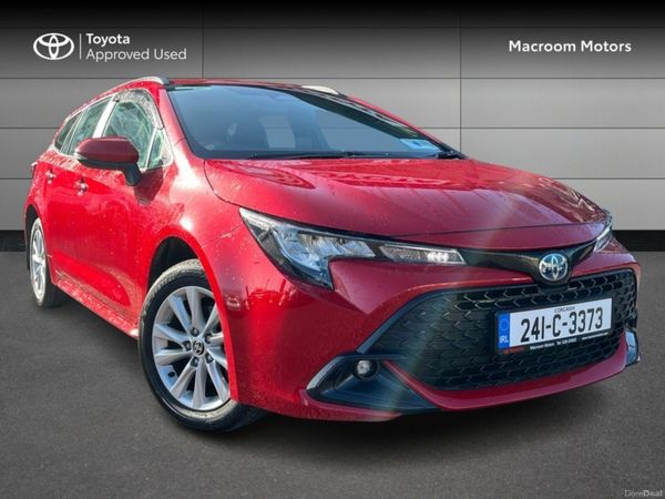 Toyota Corolla Estate, Petrol Hybrid, 2024, Red