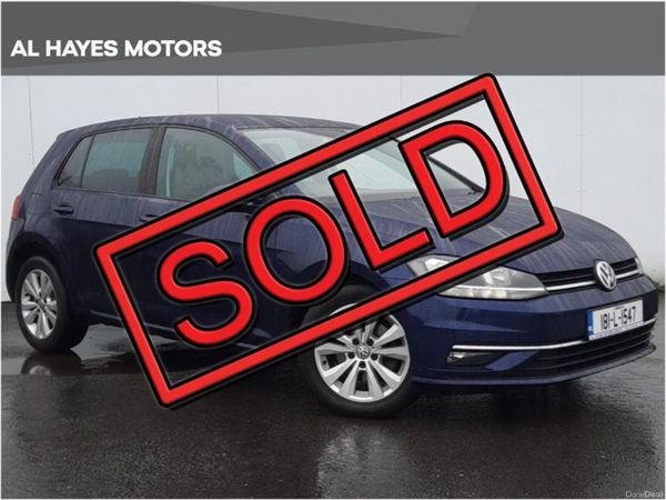 Volkswagen Golf Hatchback, Diesel, 2018, Blue