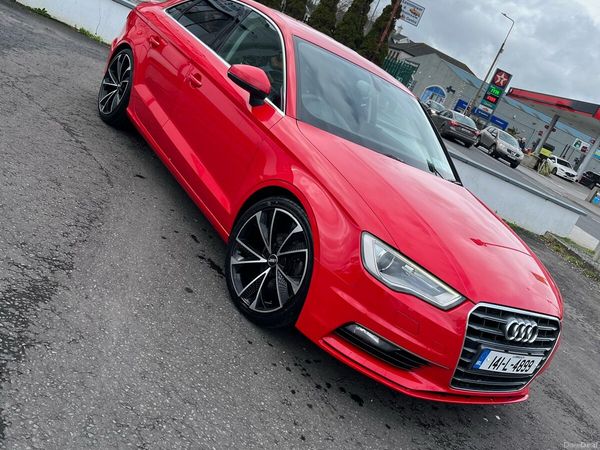 Audi A3 Saloon, Petrol, 2014, Red