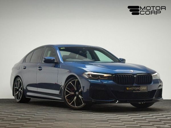 BMW 5-Series Saloon, Diesel, 2021, Blue