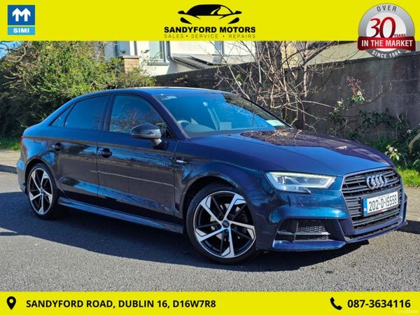 Audi A3 Saloon, Petrol, 2020, Blue