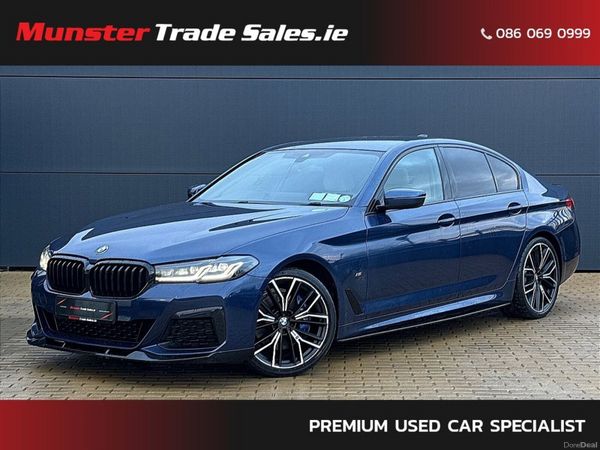BMW 5-Series Saloon, Diesel, 2022, Blue