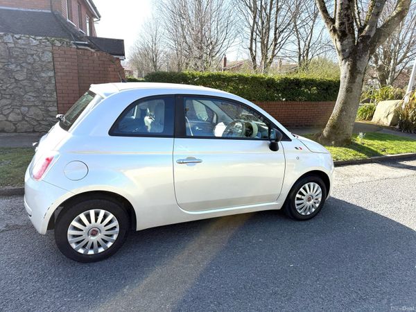 Fiat 500 Hatchback, Petrol, 2010, White