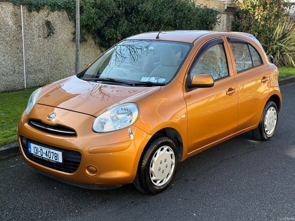 Nissan March Hatchback, Petrol, 2013, Orange
