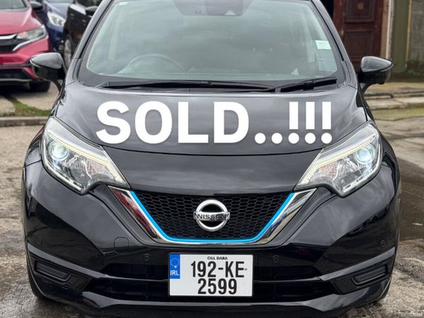 Nissan Note Hatchback, Petrol Hybrid, 2019, Black