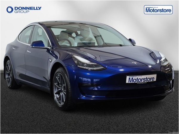 Tesla Model 3 Saloon, Electric, 2019, Blue