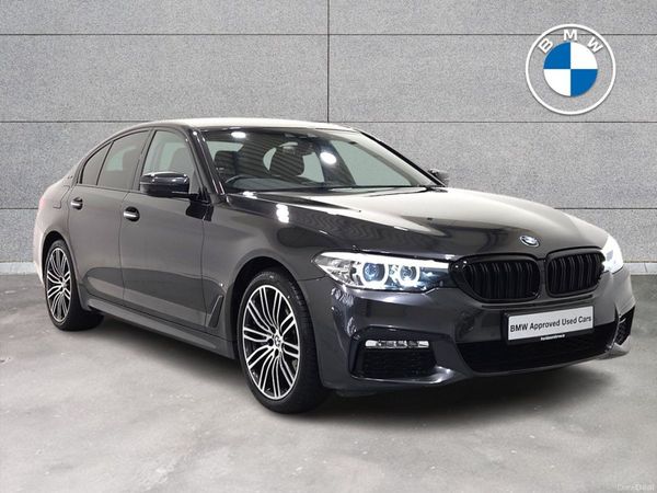BMW 5-Series Saloon, Petrol Plug-in Hybrid, 2018, Grey