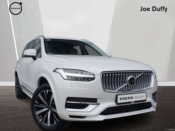 Volvo XC90 SUV, Petrol Plug-in Hybrid, 2025, White