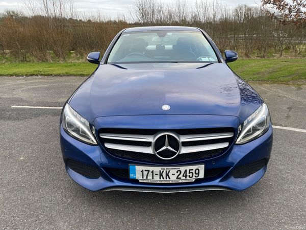 Mercedes-Benz C-Class Saloon, Diesel, 2017, Blue