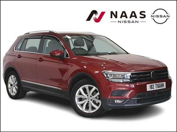 Volkswagen Tiguan SUV, Petrol, 2018, Red