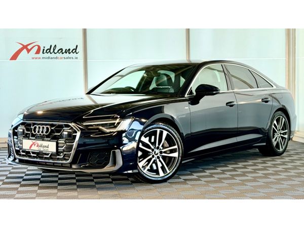 Audi A6 Saloon, Petrol Hybrid, 2024, Blue