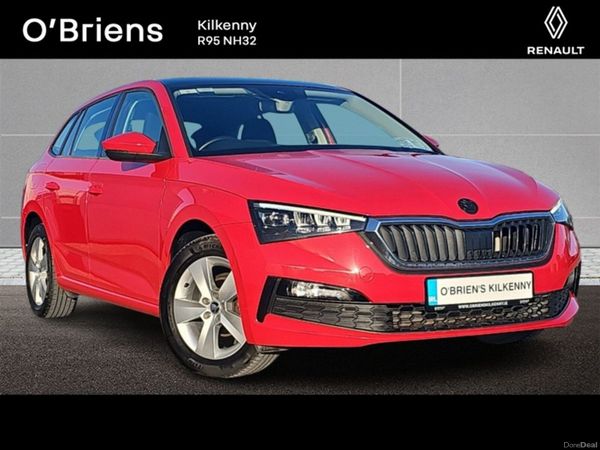 Skoda Scala Hatchback, Petrol, 2021, Red