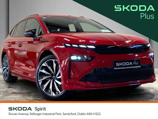 Skoda Enyaq Estate, Electric, 2025, Red