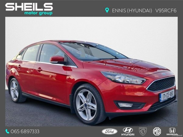 Ford Focus Saloon, Diesel, 2017, Red