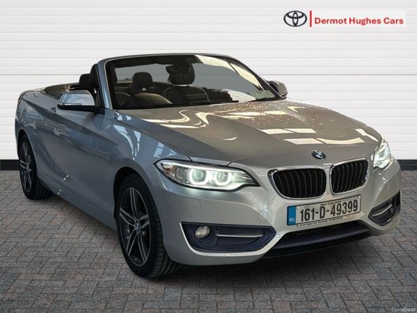 BMW 2-Series Convertible, Petrol, 2016, White