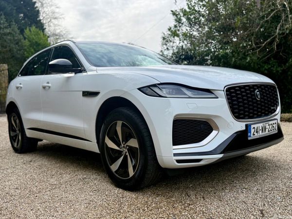 Jaguar F-Pace SUV, Petrol Plug-in Hybrid, 2024, White