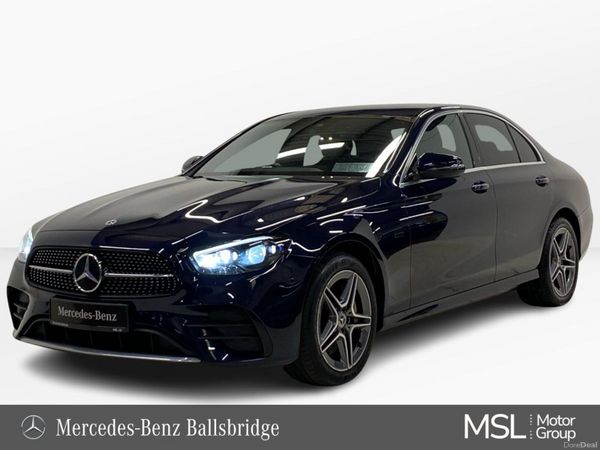 Mercedes-Benz E-Class Saloon, Diesel Plug-in Hybrid, 2020, Blue