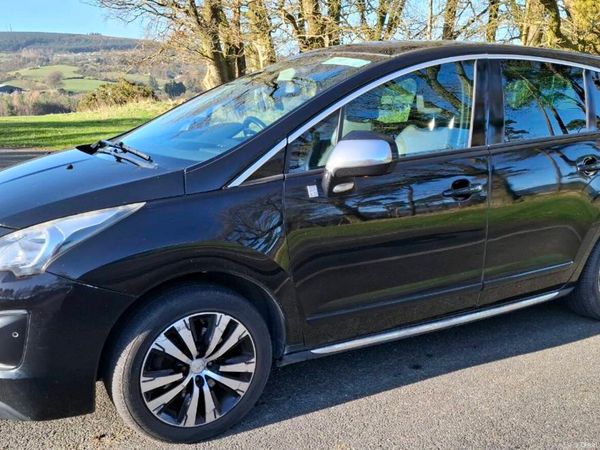 Peugeot 3008 SUV, Diesel Hybrid, 2015, Black