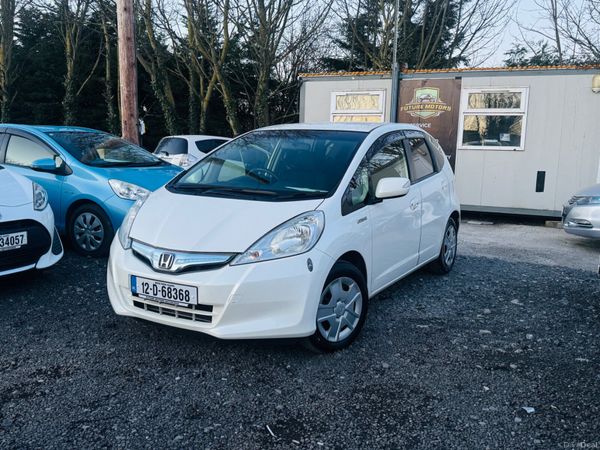 Honda Fit Hatchback, Petrol Hybrid, 2012, White