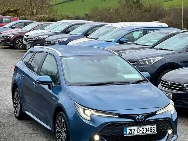 Toyota Corolla Estate, Petrol Hybrid, 2021, Blue