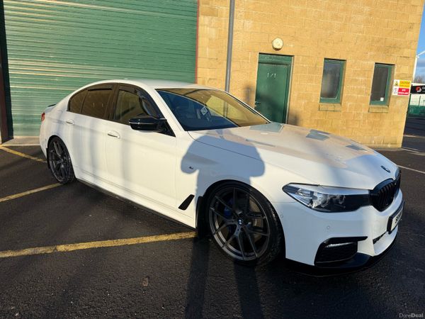 BMW 5-Series Saloon, Diesel, 2018, White
