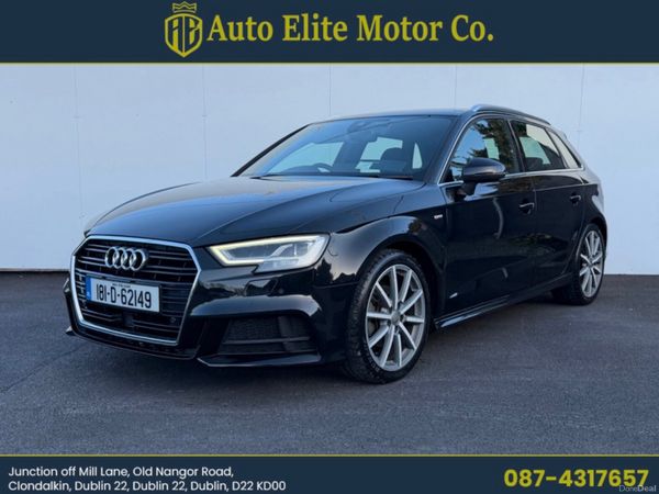 Audi A3 Hatchback, Petrol, 2018, Black
