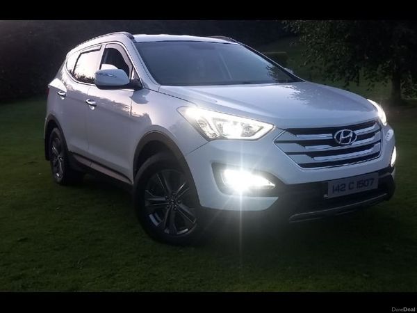 Hyundai Santa Fe SUV, Diesel, 2014, White