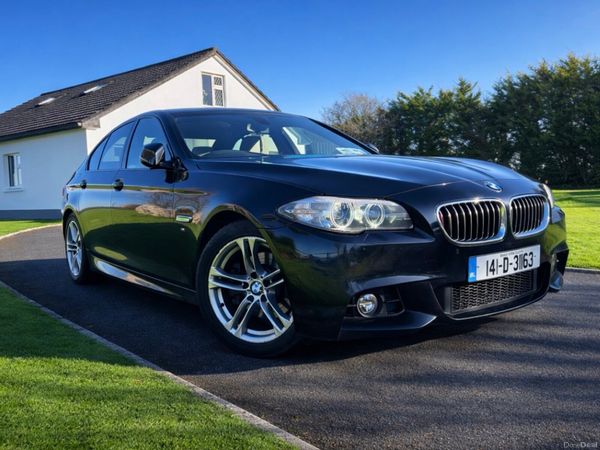 BMW 5-Series Saloon, Diesel, 2014, Black