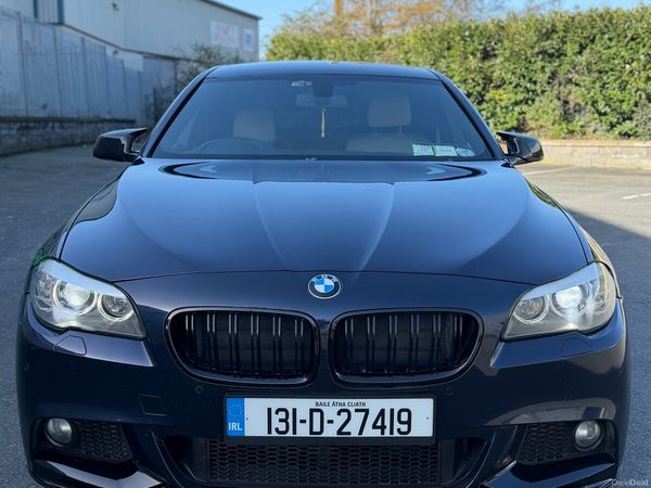 BMW 5-Series Saloon, Diesel, 2013, Blue