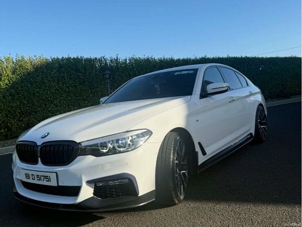 BMW 5-Series Saloon, Diesel, 2018, White