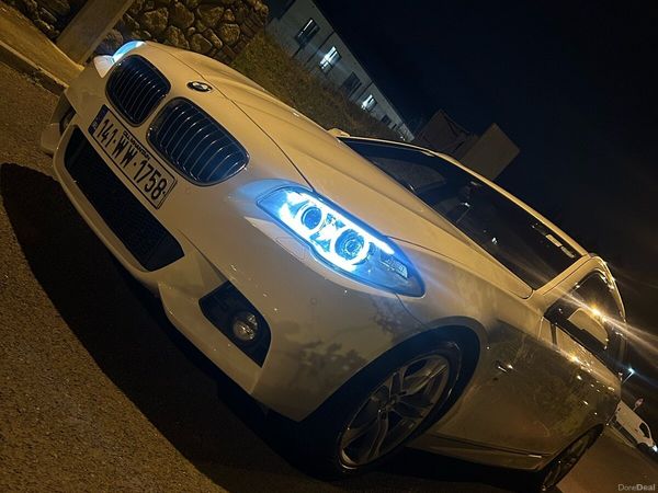 BMW 5-Series Estate, Diesel, 2014, White