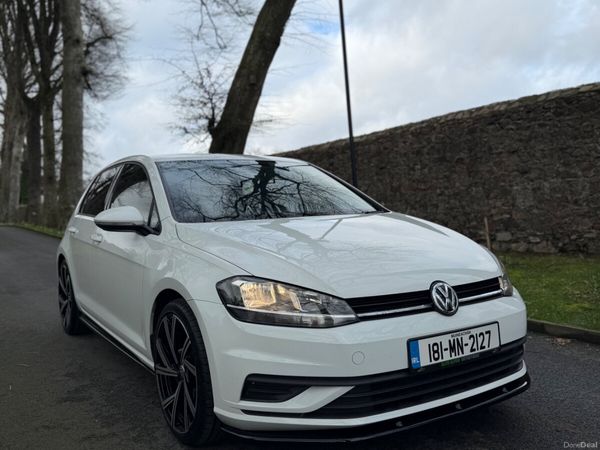 Volkswagen Golf Hatchback, Petrol, 2018, White