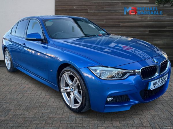 BMW 3-Series Saloon, Petrol Plug-in Hybrid, 2018, Blue