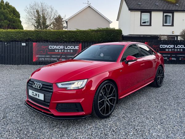 Audi A4 Saloon, Diesel, 2017, Red