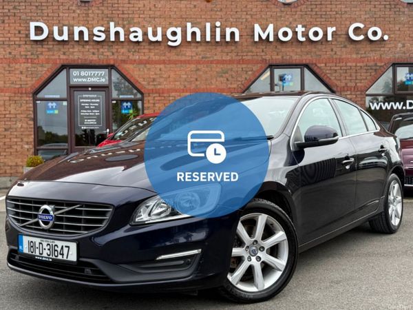Volvo S60 Saloon, Diesel, 2018, Blue