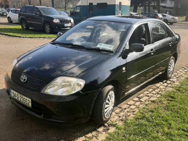 Toyota Corolla Saloon, Petrol, 2004, Black