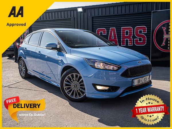 Ford Focus Hatchback, Petrol, 2018, Blue