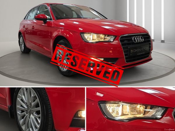 Audi A3 Hatchback, Diesel, 2015, Red
